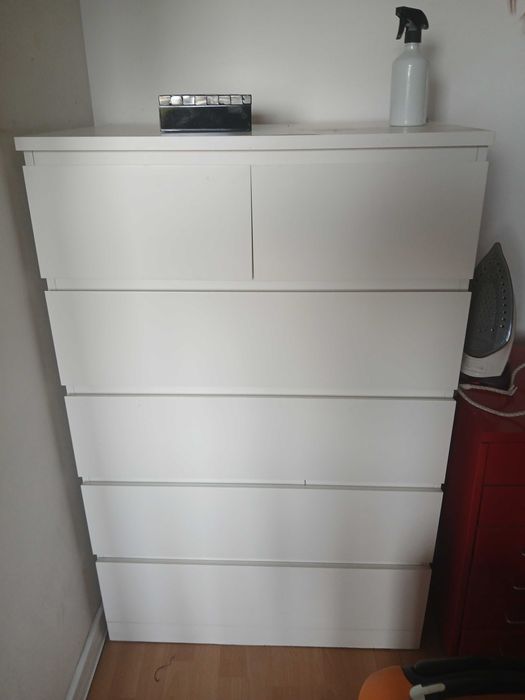 Komoda biala wysoka ikea