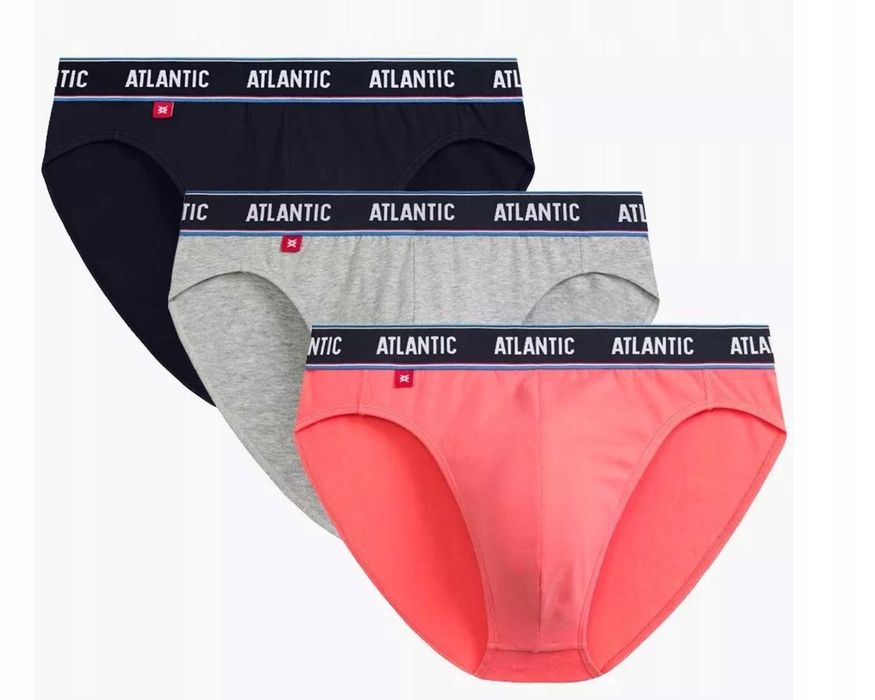Majtki Slipy Męskie ATLANTIC Sport 3MP-200 3-pak rozm.XL