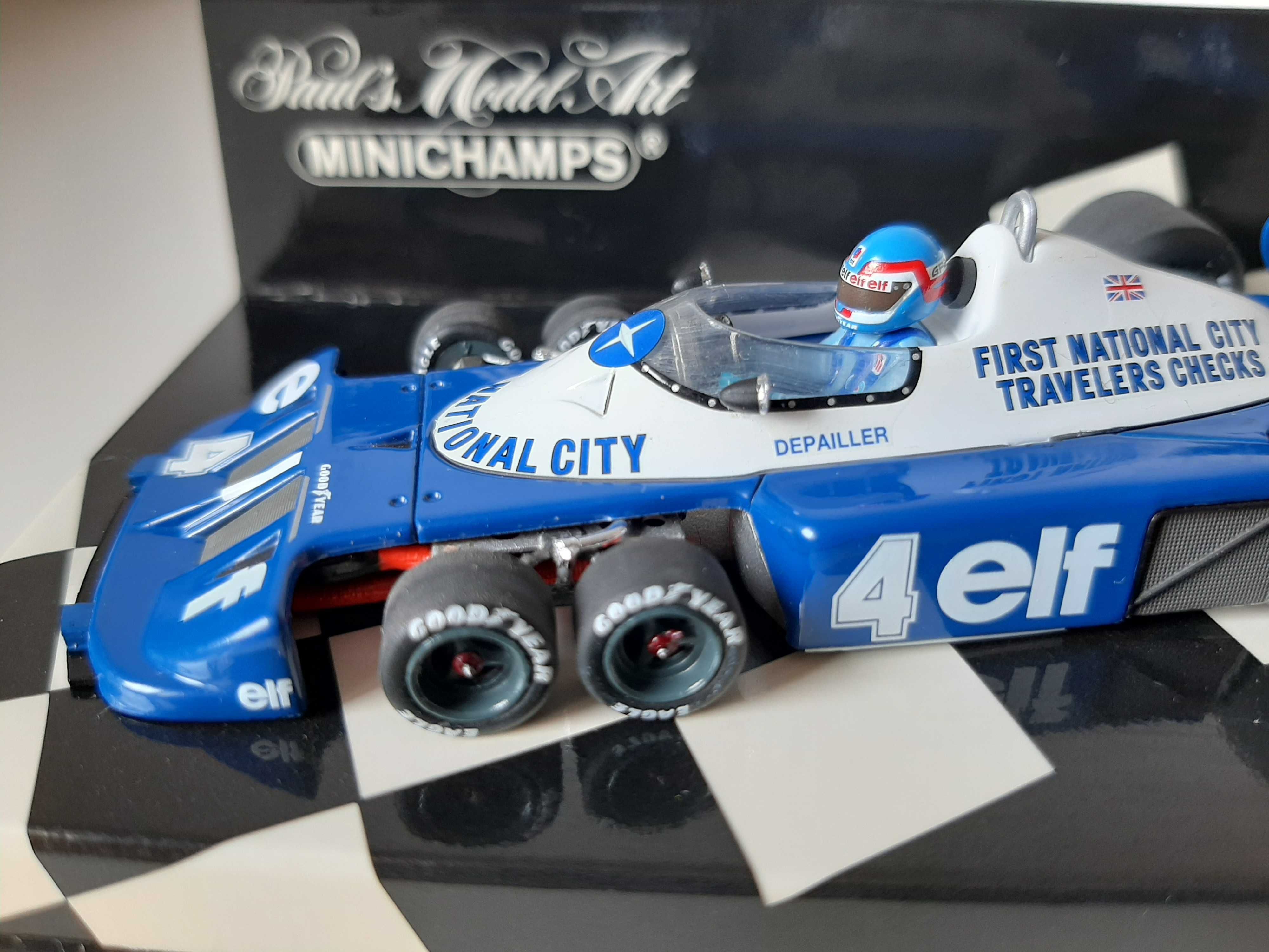 Tyrrell P34 1977 F1 Patrick Depailler Minichamps