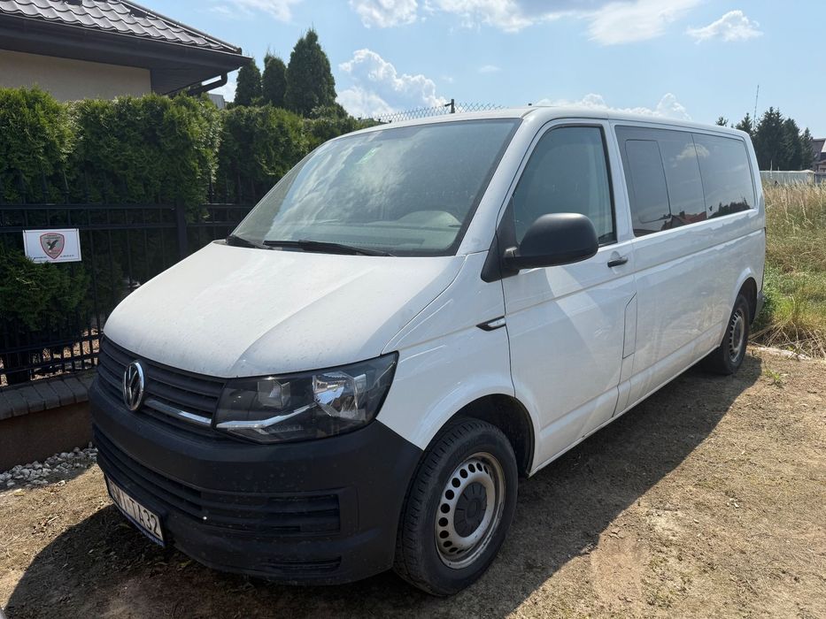 Volkswagen Transporter 1- wlaściciel od nowości 9 - os Uszkodzony Okazja !!