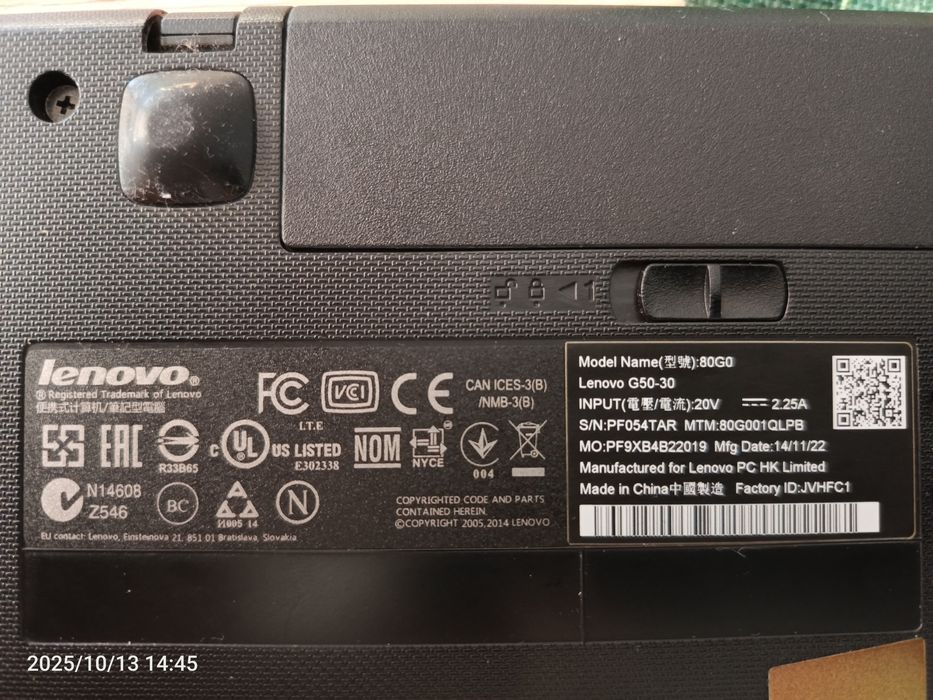 Laptop Lenovo G 50-30
