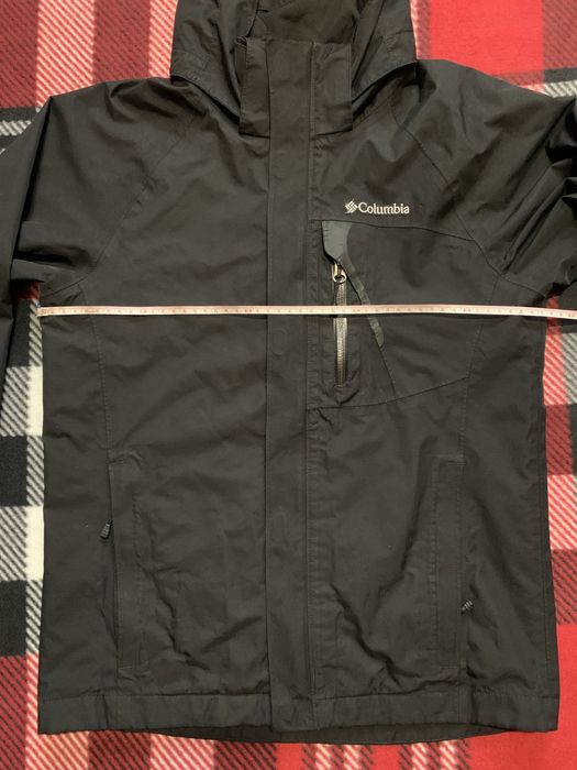 Куртка вітровка Columbia Omni-tech мембрана Unisex M, чорний