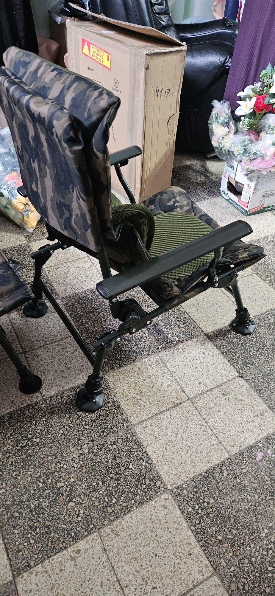 Крісло рибальське Brain Reclіner Armchair Comfort HYC032AL-LO-FA
Топ