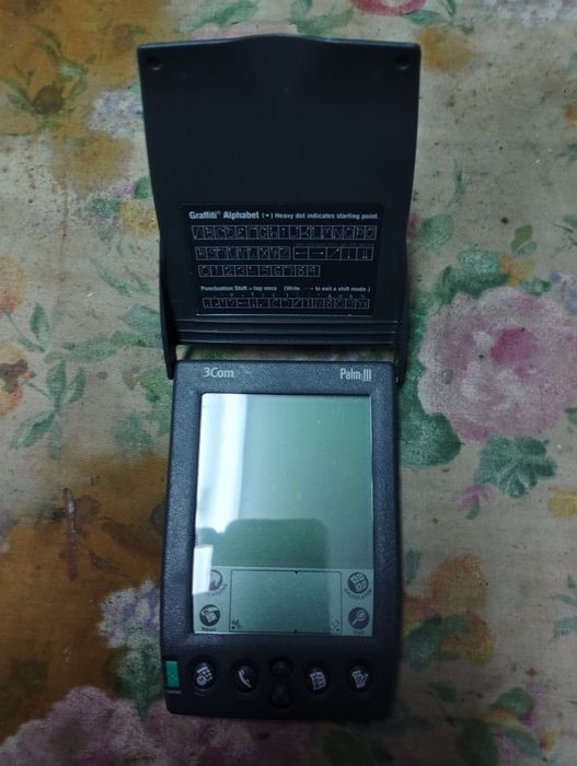 Palm III 3com, assistente pessoal PDA.