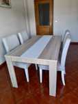 Mesa jantar e 4  cadeiras