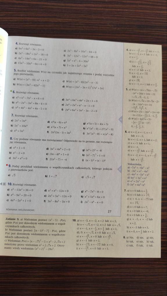 Matematyka z plusem, podręcznik do klasy 2 liceum i technikum, rozszer