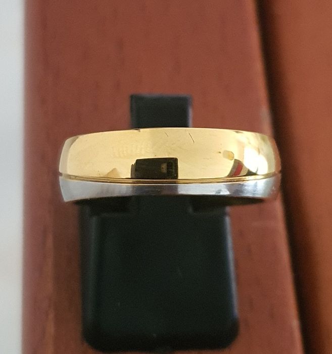 Alianças ouro laminado 18k