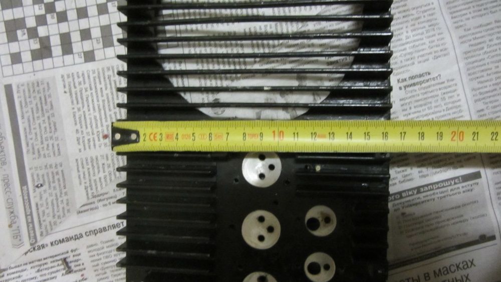 Радиатор алюминиевый для электроники от осциллографа