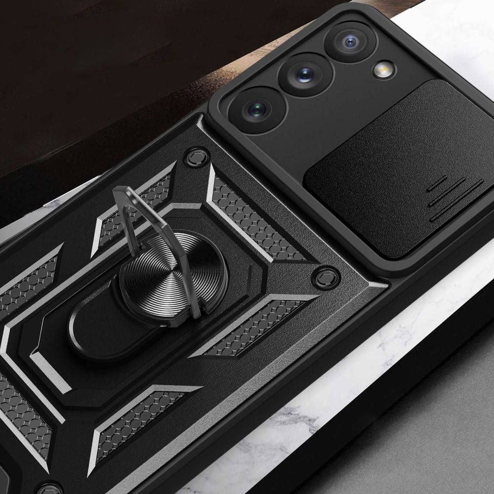 Etui Pancerne Galaxy S23 CamShield z Podstawką