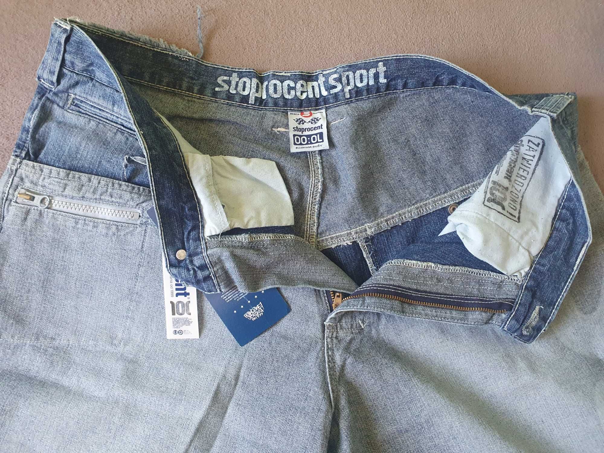 spodenki Stoprocent Spodenki STOPROCENT shorty jeans NOWE