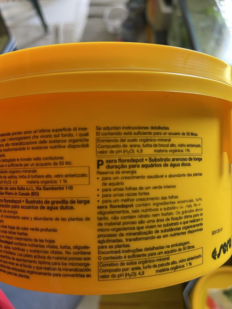 Substato Fertil para Aquário