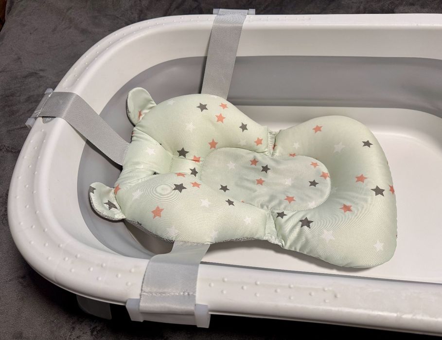 Продам складну ванночку для купання з матрасиком