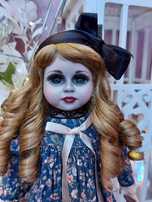 lalka porcelanowa gotyk ooak