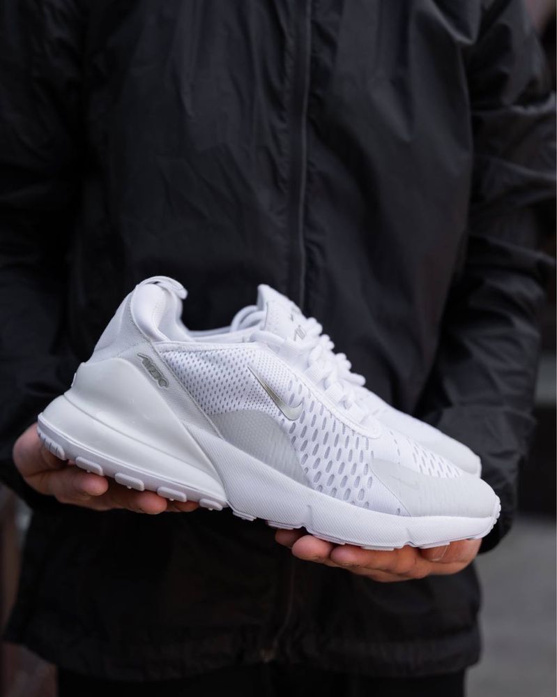 Мужские кроссовки найк аир макс Nike Air Max 270 All White [41-46]