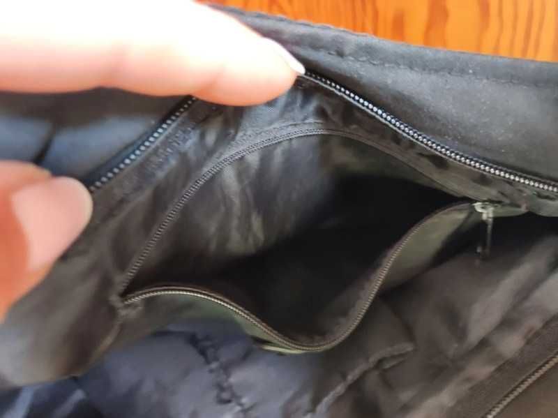 bawełniana boho płócienna torba worek shopper zasuwana listonoszka