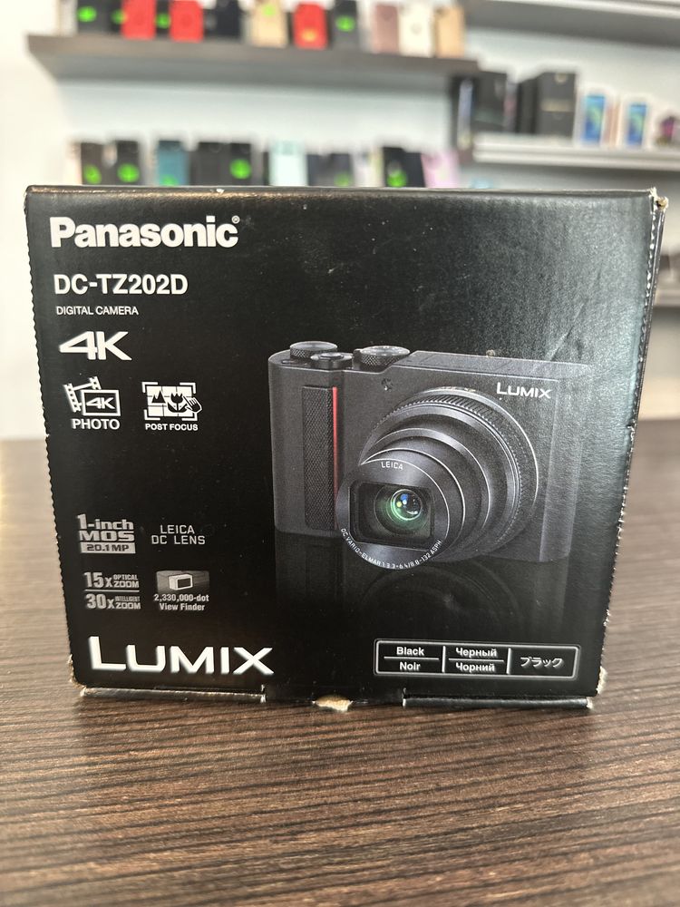 Aparat Panasonic DC-TZ202D 4K Black Poznań Długa 14