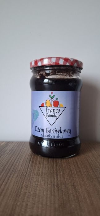 Dżem borówkowy z dodatkiem jabłek 300g