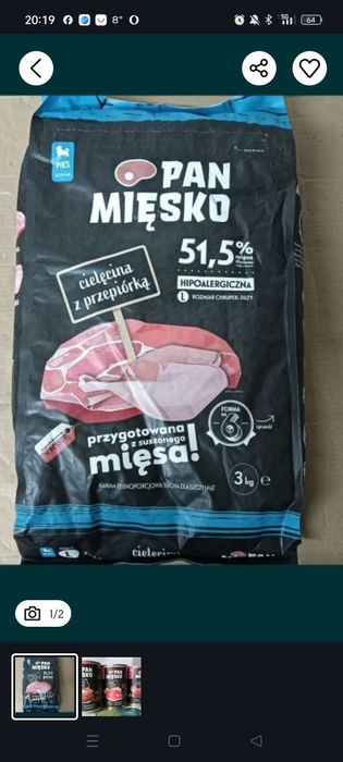 Pan Mięsko Szczeniak L Cielęcina z przepiórką