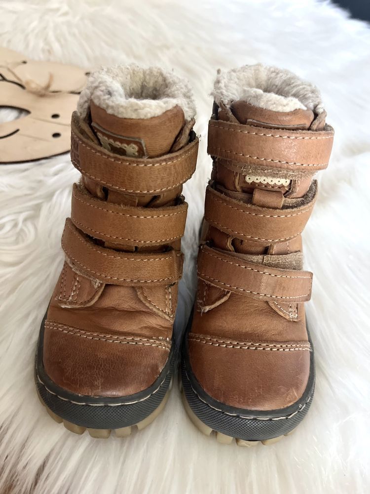 Buty zimowe ocieplane skórzane Lasocki 22 jesień zima
