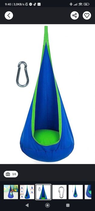 Kokon huśtawka dla dzieci