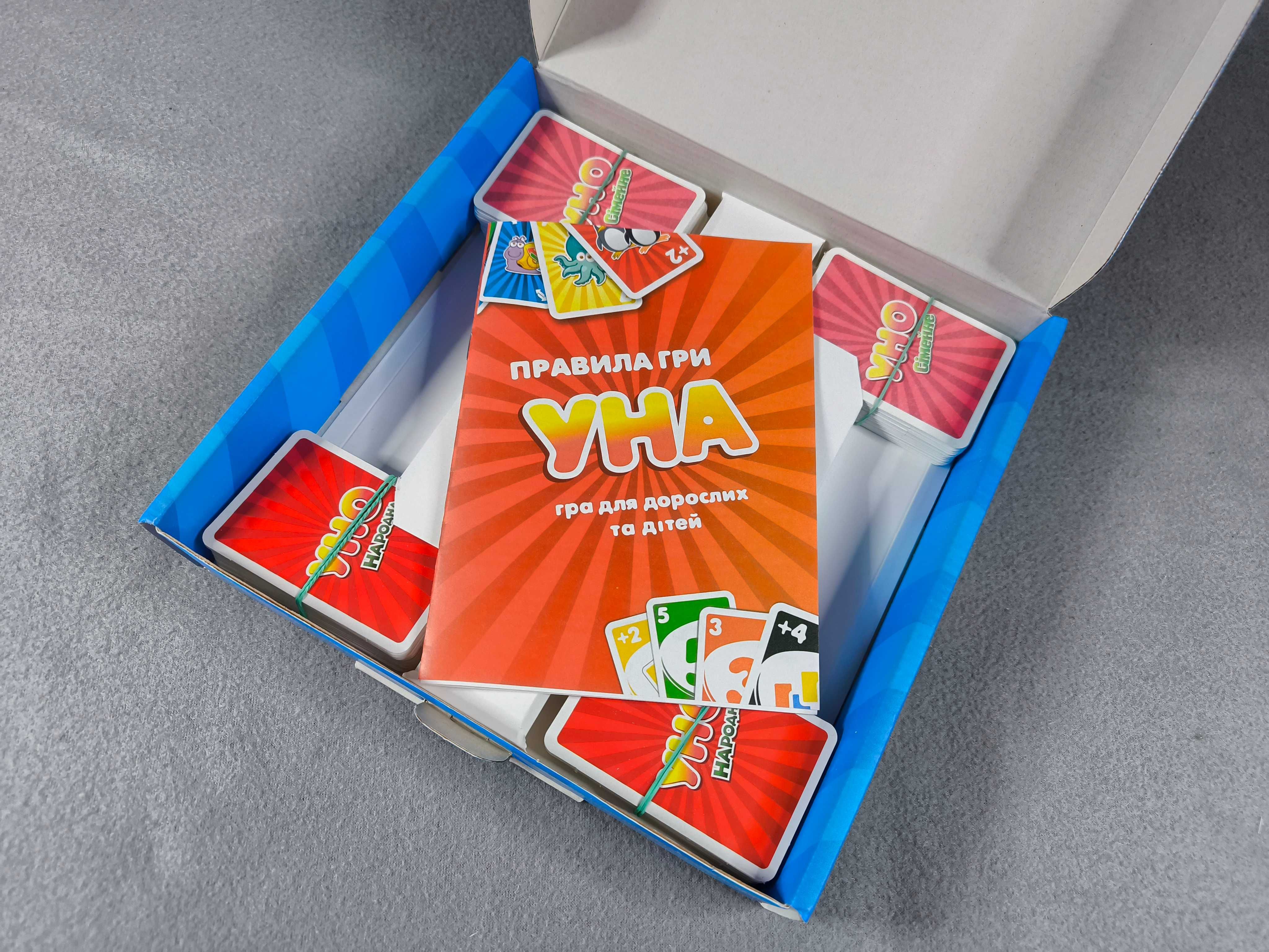 Настольная игра UNO Семейная 2 в 1 Strateg, уно для детей, українською