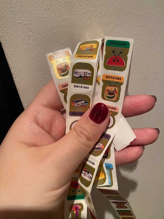 Naklejki Biedronki 64 szt.