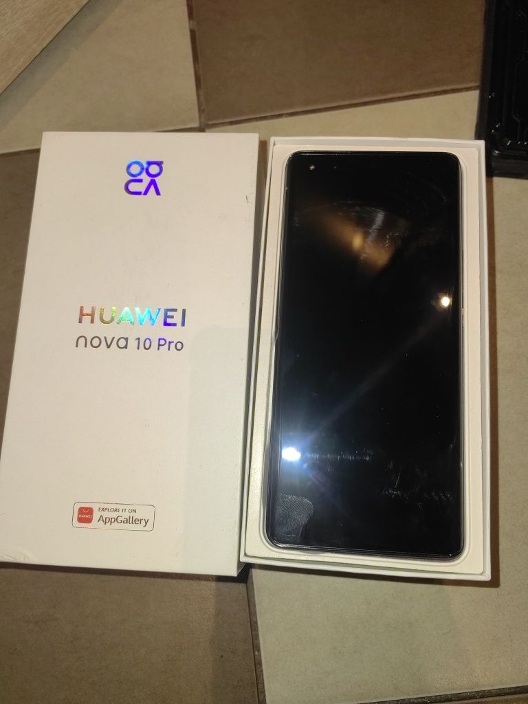 Telefon okazja HUAWEI Nova 10 pro nowy 256g etui  gratisy