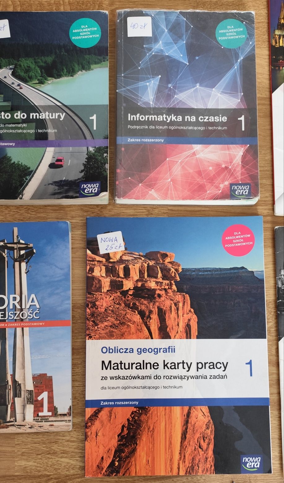Podręczniki do 1  klasy Liceum i Technikum