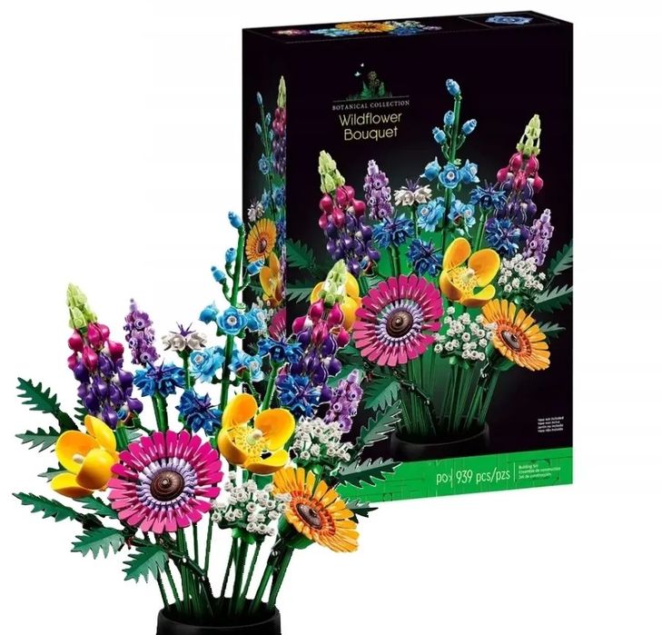 Super klocki Kwiaty na prezent dla dziewczynki , nastolatki