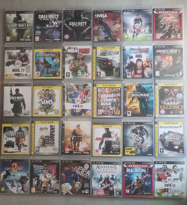 Lote 30 Jogos Playstation 3