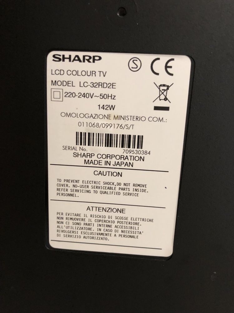 TV LCD Sharp LC-32RD2E 32 cale