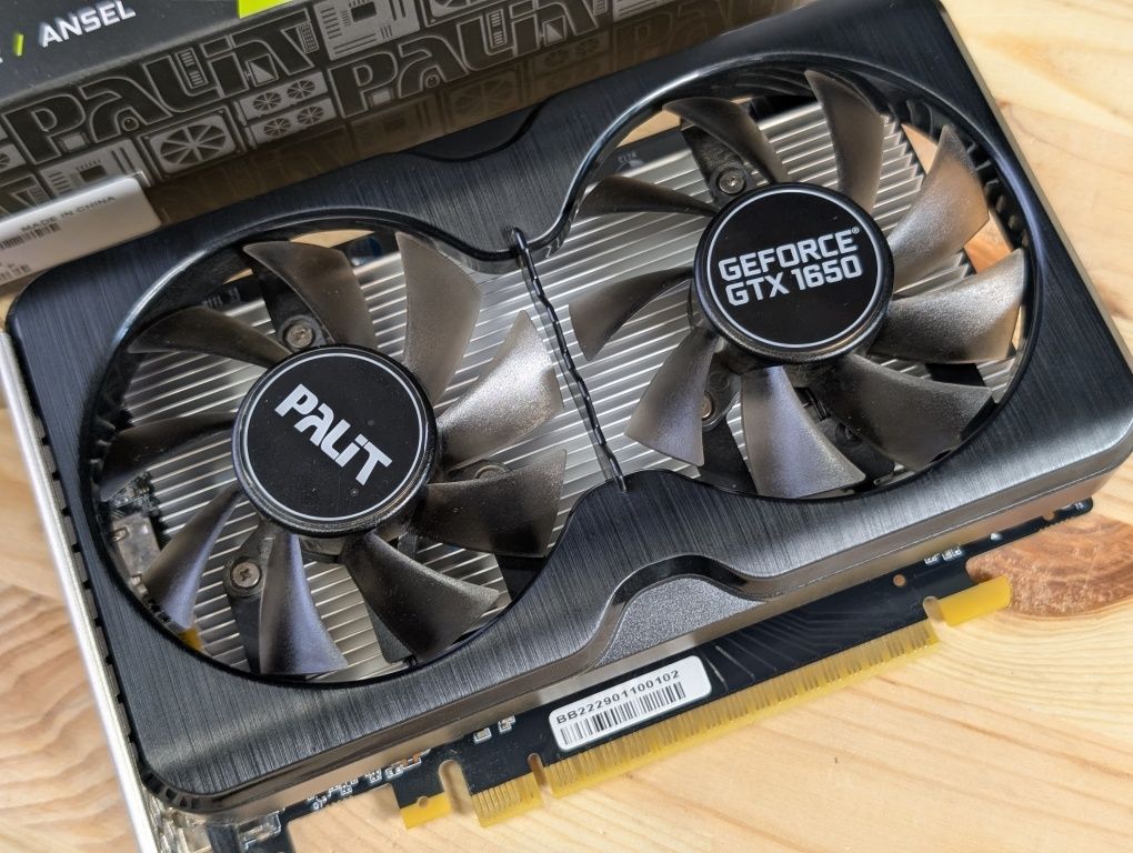 Відеокарта PALIT GAMING PRO GTX 1650 4GB (GDDR6) Гарантія | XPLAY