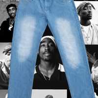rap jeans raw blue regular fit