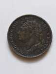 Wielka Brytania- Anglia - Jerzy IV - farthing, 1/4 pensa 1822 r.