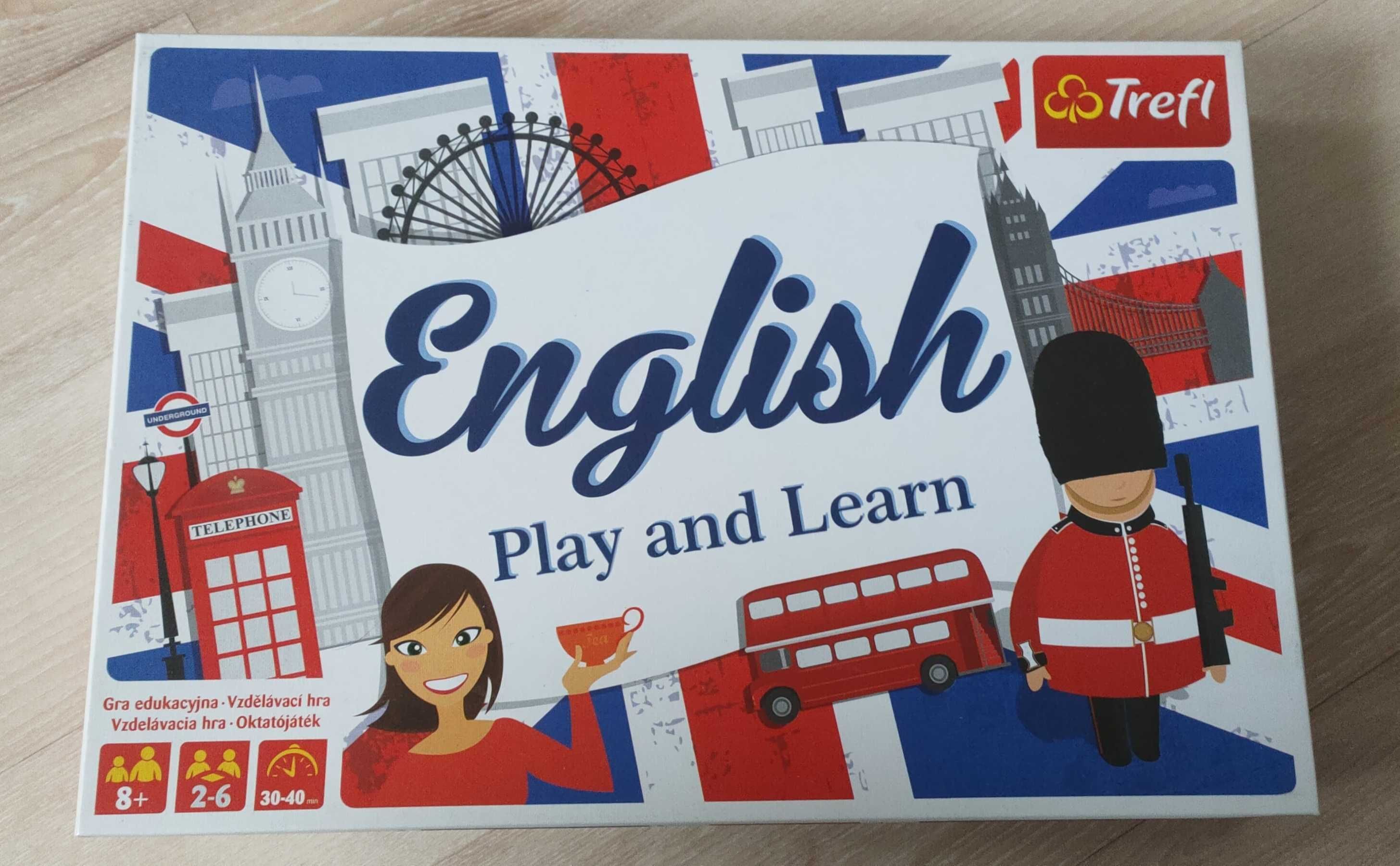 English Play & learn gra edukacyjna nowa Trefl