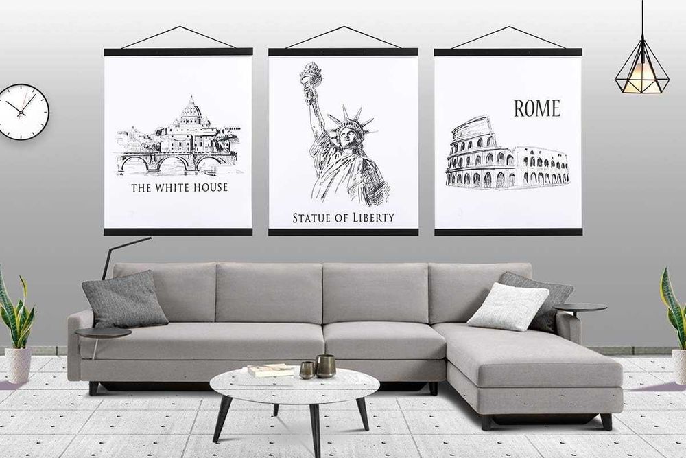 Nowa szyna /pasek plakatowy /ramka /wieszak na zdjęcia 84cm !3607!