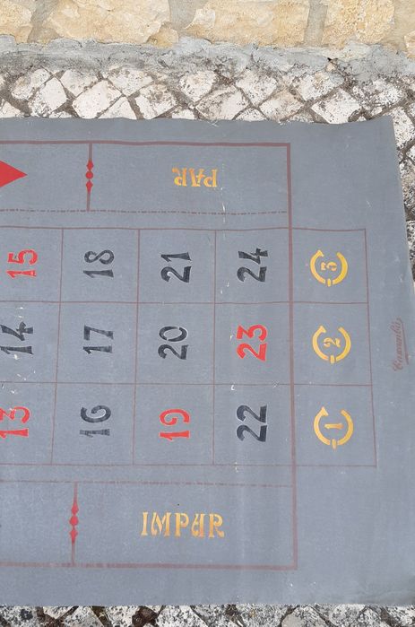 Raras telas de mesa de jogos anos 30