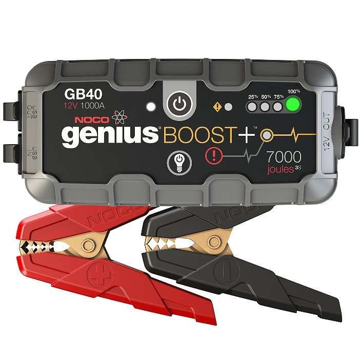Booster bateria NOCO Genius GB40 motores gasolina até 6 L e gasóleo 3L