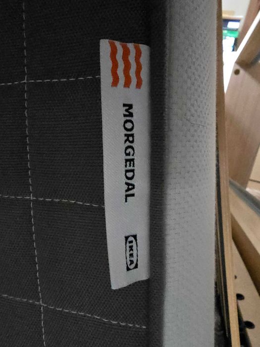 Łóżko IKEA MALM 90x200 + dno + materac IKEA MORGEDAL 90x200