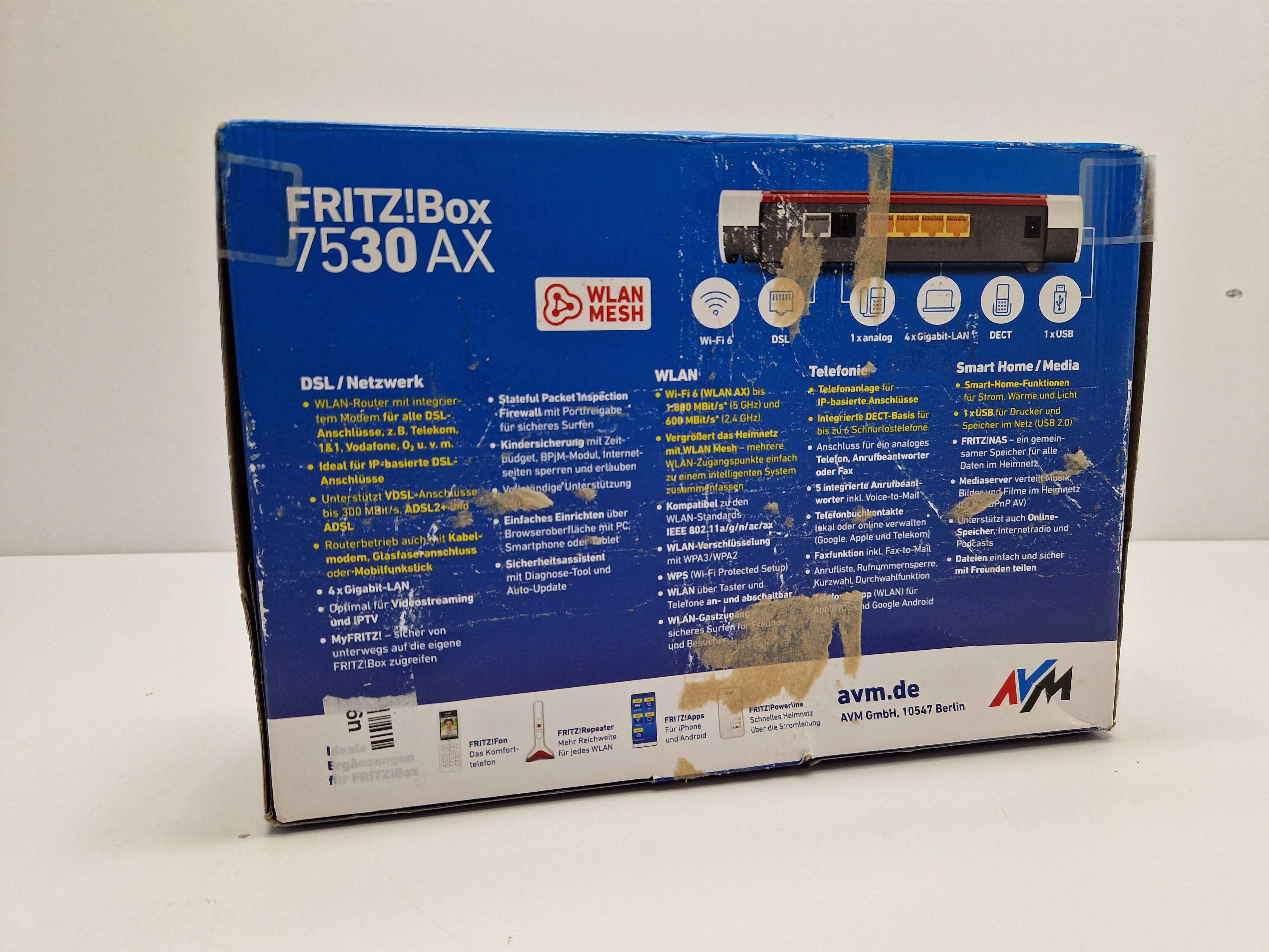 Router Wi-Fi Fritz! Fritz!box 7530 AX