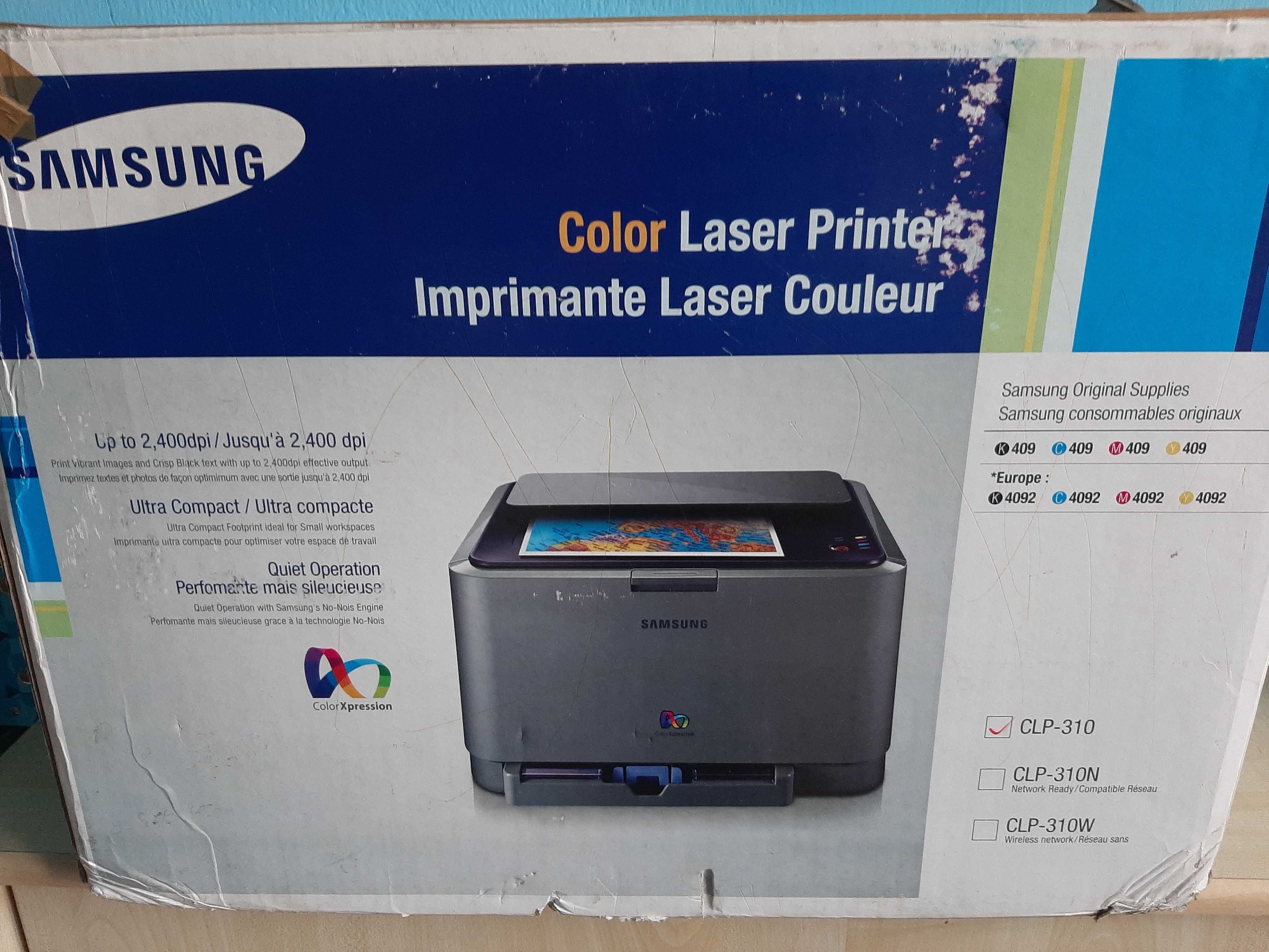 SAMSUNG CLP-310 drukarka laserowa kolorowa