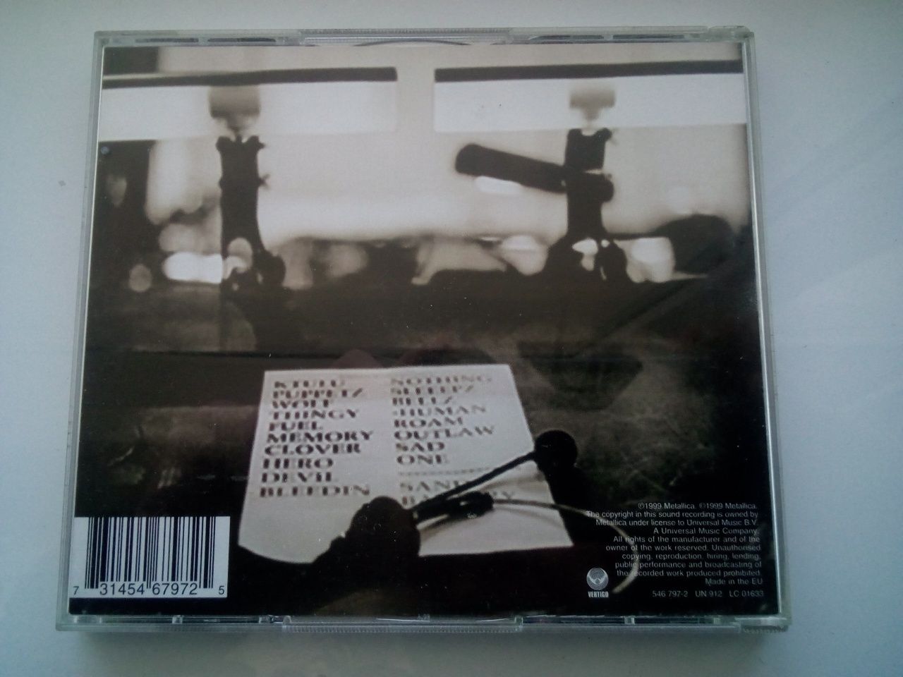 Лицензийный CD диск гр.Metallica