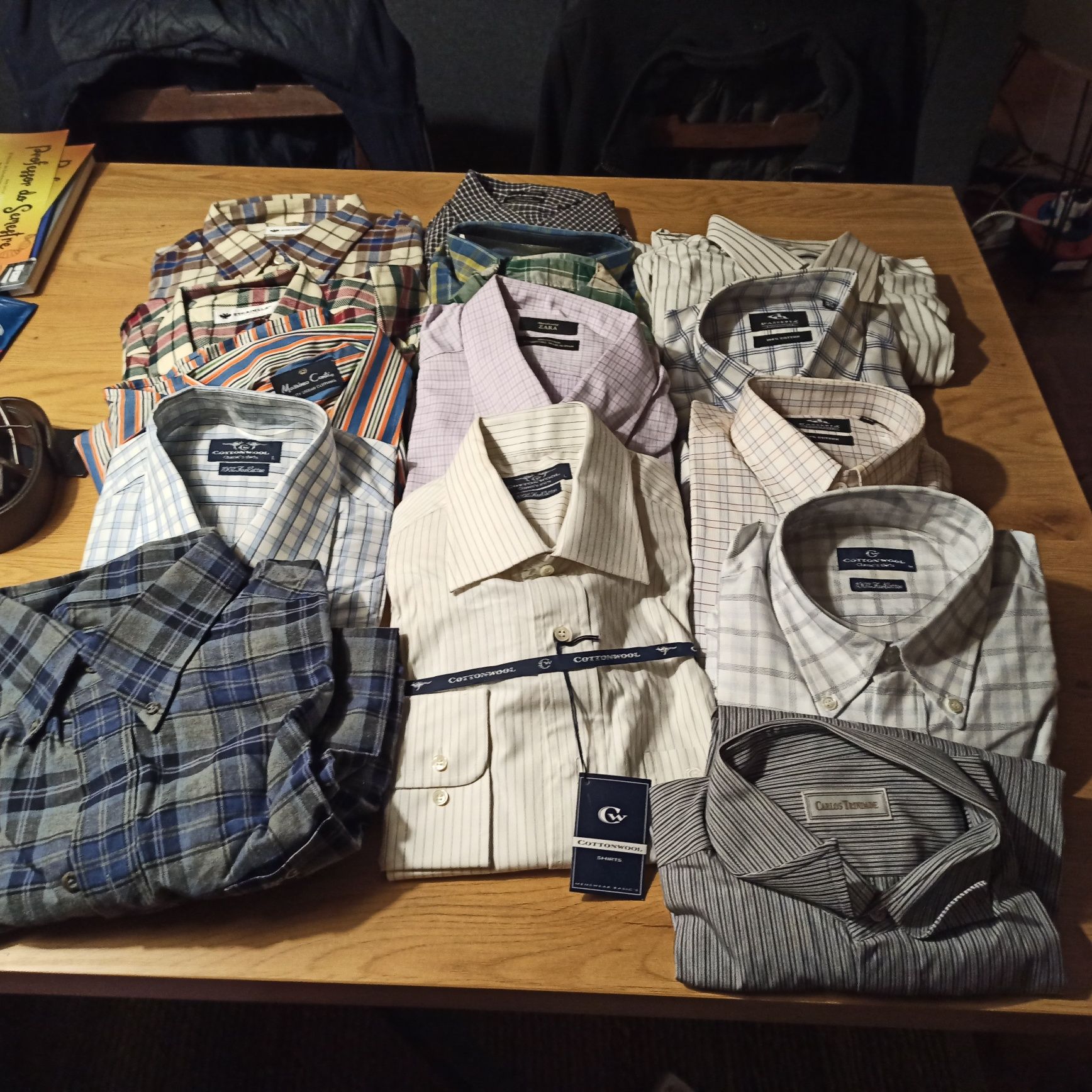 Vendo 15 camisas homem por estrear