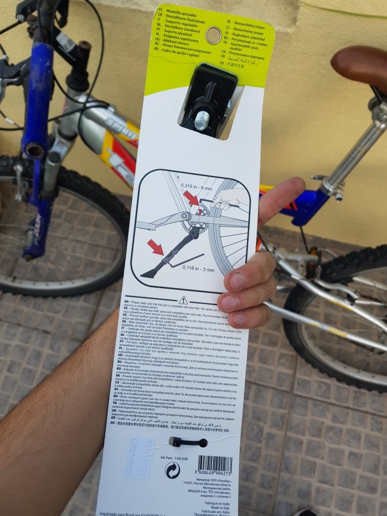 Apoio para bicicleta