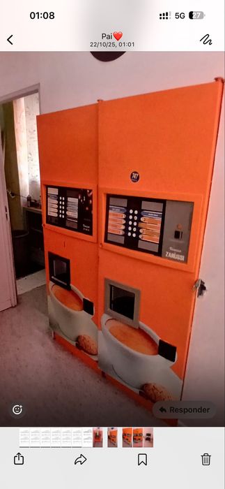 Maquinas de vending só hoje as 3 maquinas