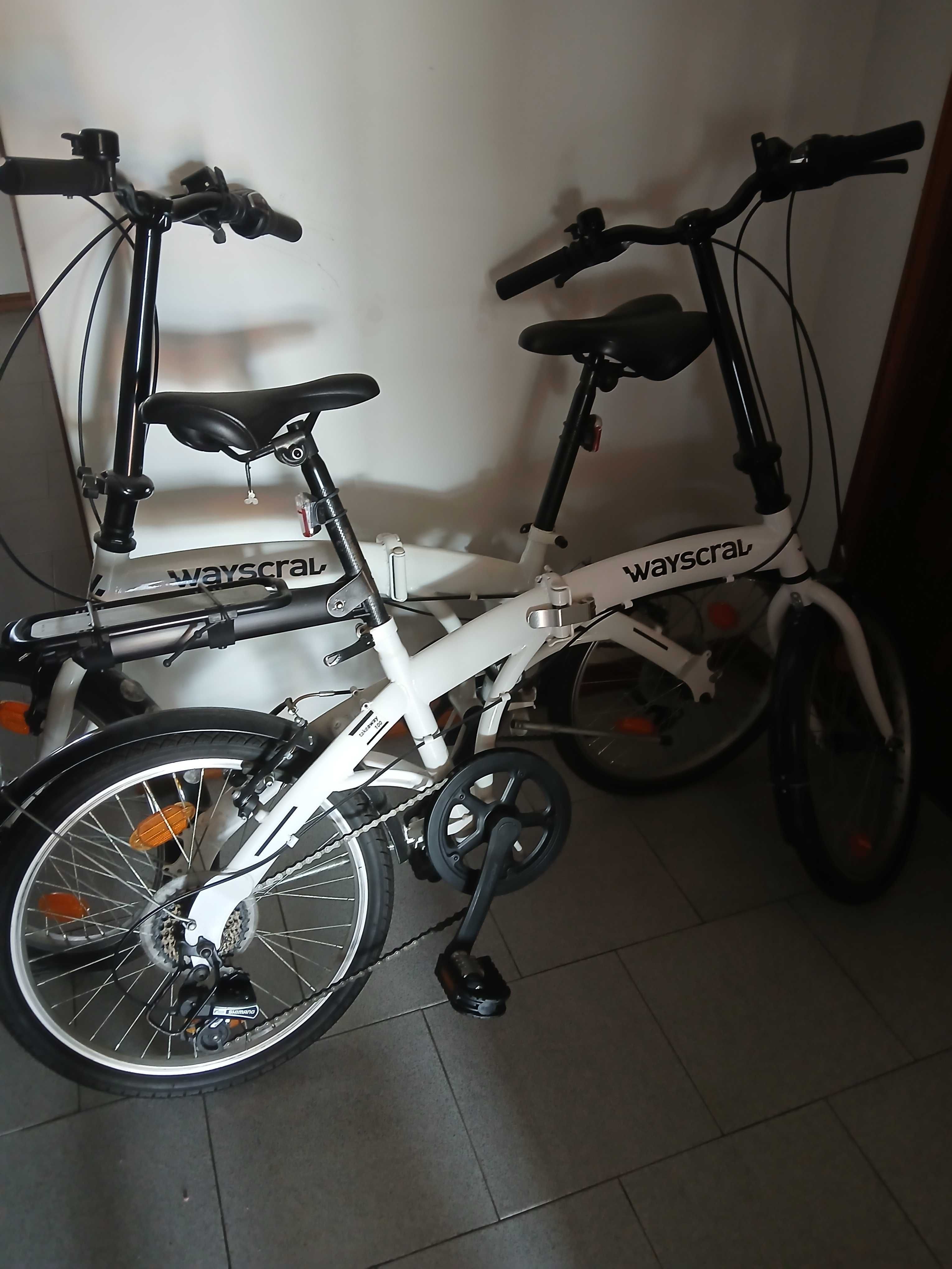 Bicicleta dobrável seminova