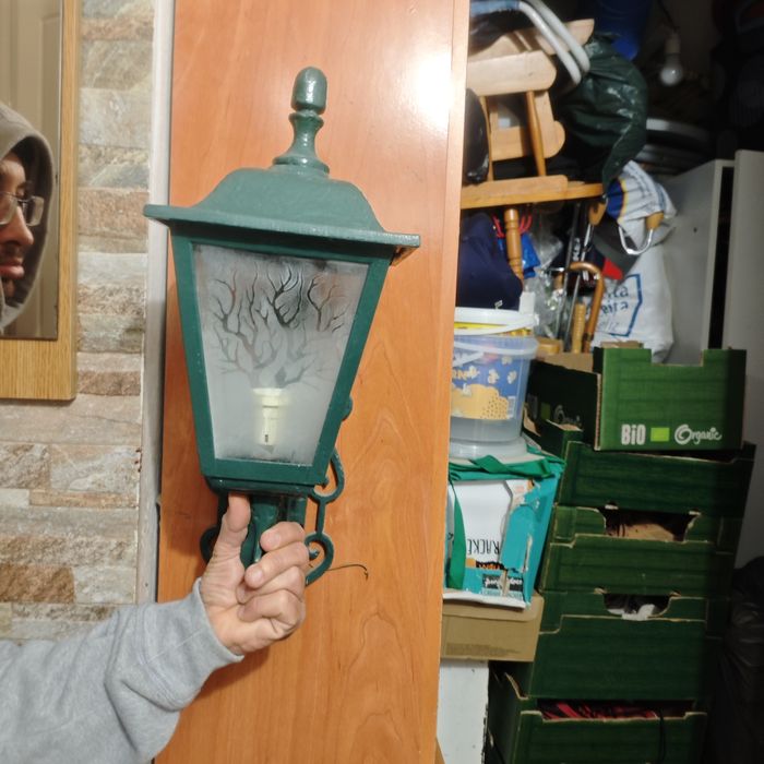 Candeeiro para rua em alumínio