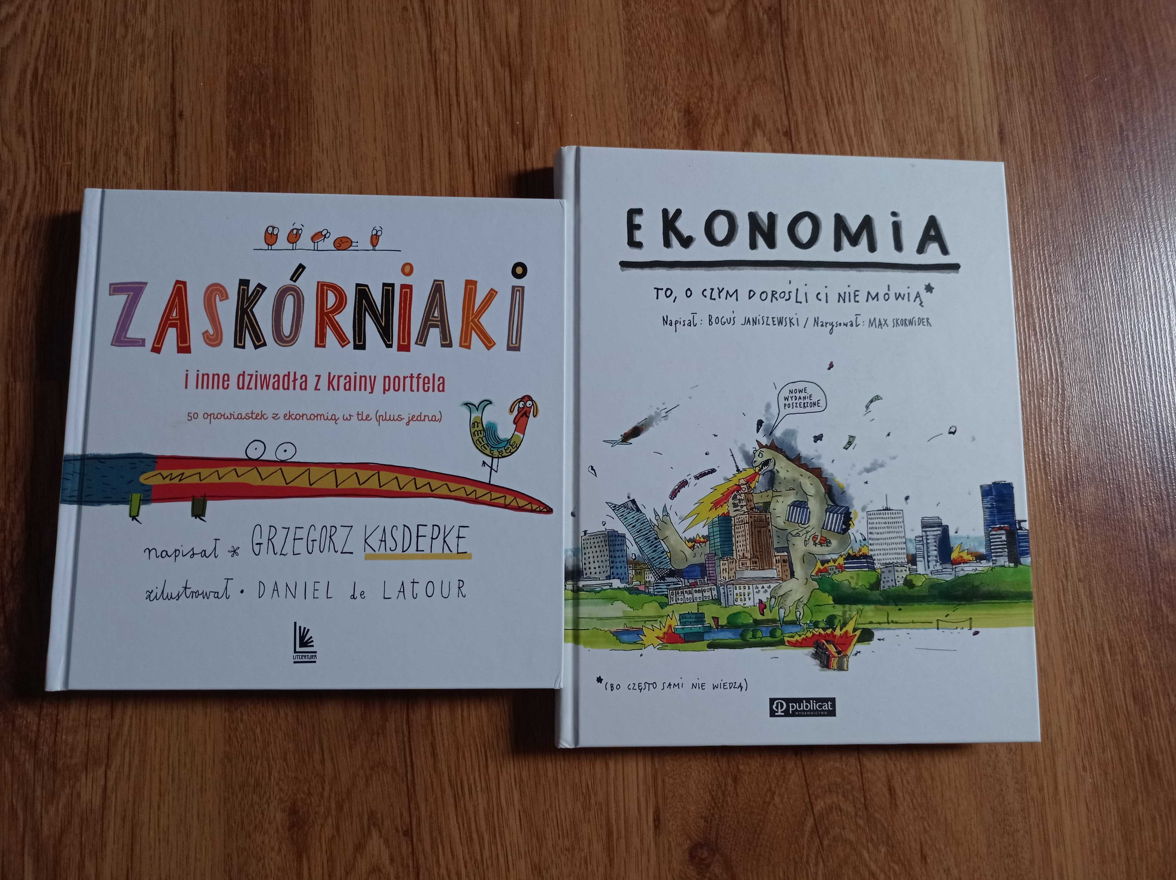 Zestaw 2 książek o ekonomii dla ciekawskich dzieci