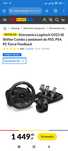 Kierownica Logitech g923 se force feedback +Shifter GWARANCJA 23m.