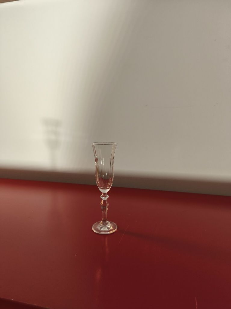 Conjunto de Copos de pé  - 12 flutes e 12 cálices em cristal